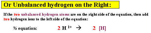 Step #6: Balance Hydrogens 
