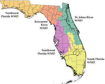 Florida Water Management District Map