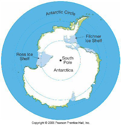 Ice Caps Southern Hemisphere